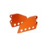 Fersenschutz  -schoner- Set Motoflow, KTM Duke 125 Bj. 17-20, Vorne, Verschiedene Farben, Große Version G101137 - 360° Ansicht