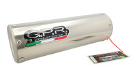 Slip-on rear silencer GPR M3 Inox