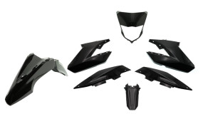 Verkleidungskit, Yamaha WR 125 X/R, 7-Teilig (Schwarz)