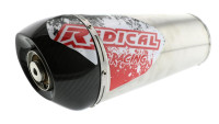 Slip- On rear silencer Radical Racing Inox