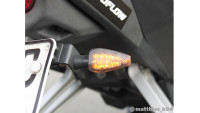 LED turn signal set Motoflow New Century Black Line