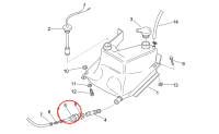 Oil filler neck Piaggio OEM, Aprilia RS 125 up to year 13