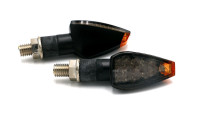 LED turn signal set Motoflow New Century Black Line