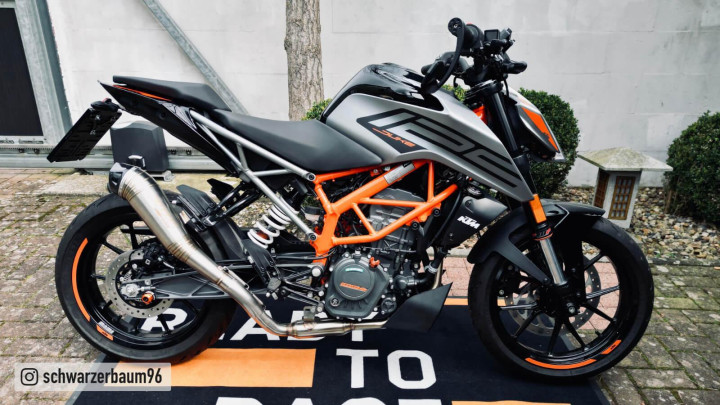Auspuffanlage Radical Racing GP Carbon Force KTM Duke 125 ab Bj. 21 (Euro5)