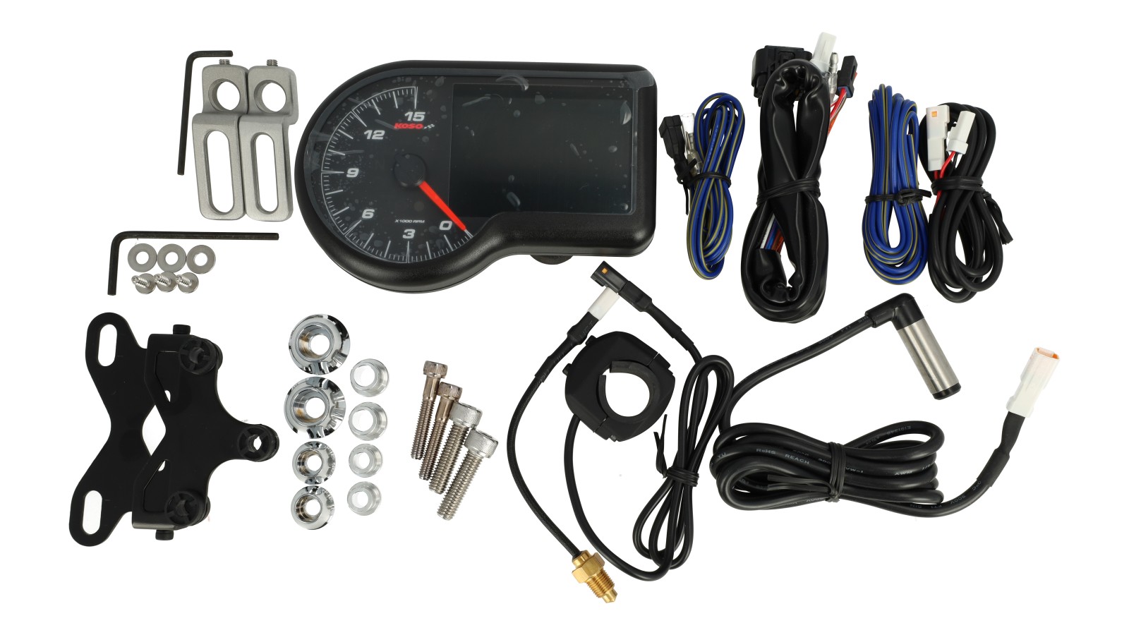 thumbnail image 2 of KOSO RX-3 RX3 Cockpit Gauge - Speedometer, Tachometer, Voltmeter, Thermometer 2 of 4