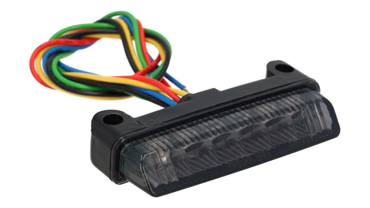 Mini LED rear light Universal, incl. indicators, with E-mark