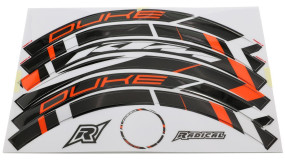 Felgenrandaufkleber Radical Racing Licensed by KTM, KTM Duke 125 / 200 / 390, 17" alle Bj.