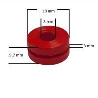 Retaining rubber radiator