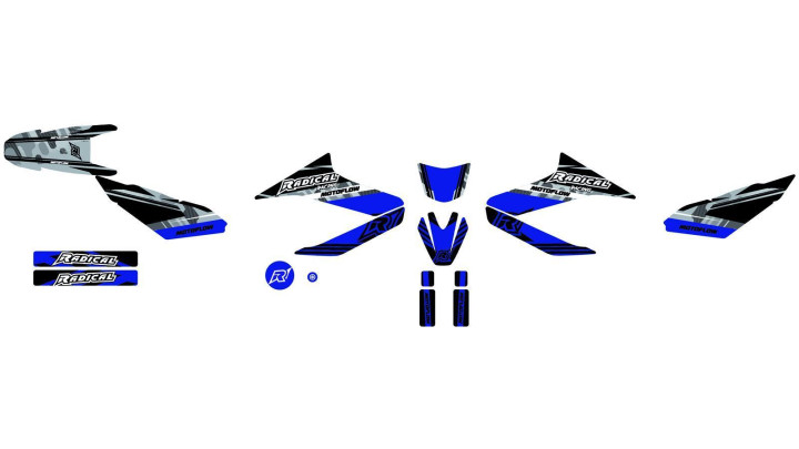 Dekor Set Radical Racing Yamaha WR 125, blau