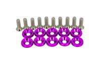 Cladding screw set