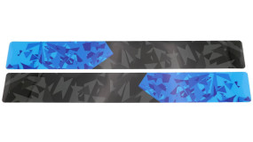 Schwingen-Dekor Set Radical Racing, Yamaha WR 125, Farbe: Blau Camouflage