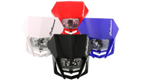 Lichtmaske Polisport LMX, universal, verschiedene Farben, mit E-Prüfzeichen (schwarz)
