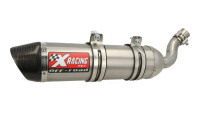 X-Racing Round Slip-On Rear Muffler