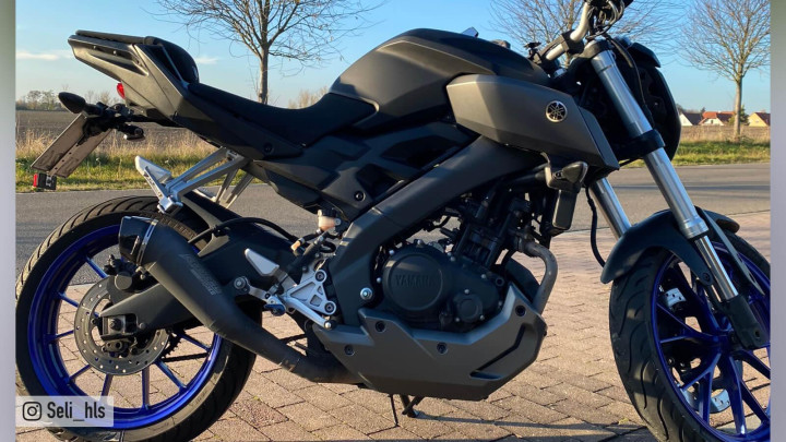 MOTOMENT Bremshebel Für Yamaha MT-125 2014-2015 - Polierte Alu Ausführung