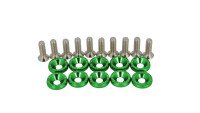 Cladding screw set