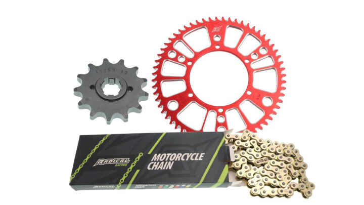 DID Chain & Sprocket Kit For Aprilia RS 125 (1990-2005) - 16/40 Tooth, 520 Pitch