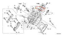 O-ring cylinder head Honda OEM