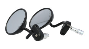 Vicma Left Side Rearview Mirror For Yamaha WR 125 R / WR 125 X (2009-2017) – Black, Made In Spain