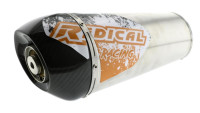 Slip- On exhaust silencer Radical Racing Inox