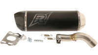 Slip-On exhaust silencer Radical Racing Half Carbon