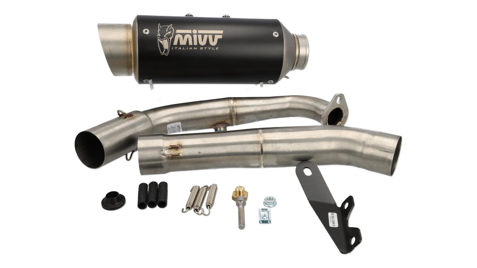 Sport Auspuffanlage Für Honda MT 5 50 - Schwarz Lackiert 80-83