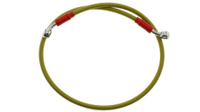 Stahlflex Bremsschlauch, gelb, 80cm, universell