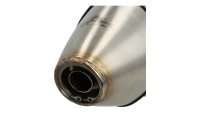 Slip-on rear silencer