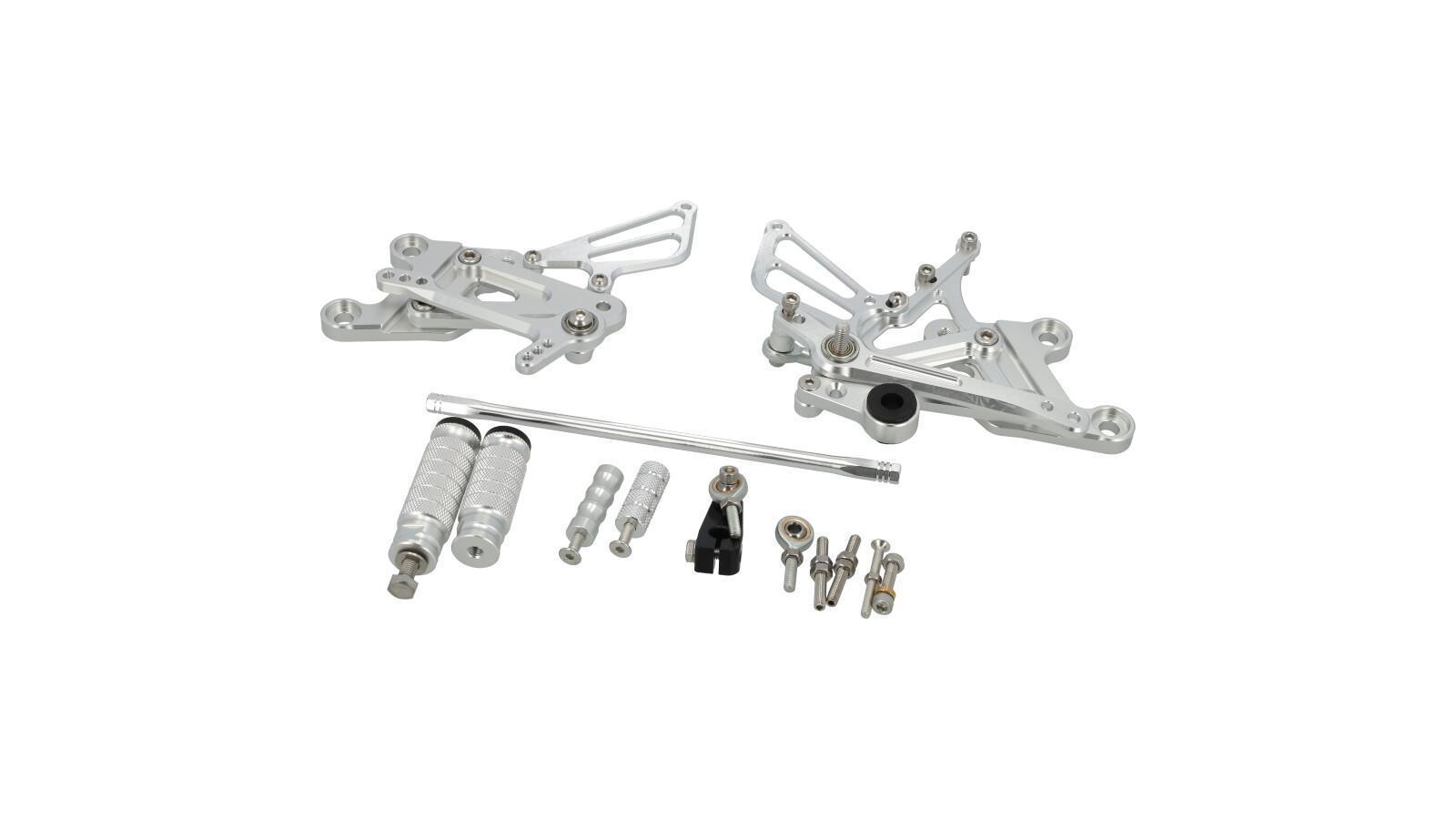 Fußrasten Set Radical Racing Yamaha YZF-R / MT 125, Fahrer