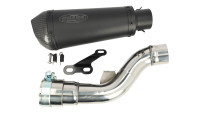 Slip-on rear silencer Shark DSX 7 Black