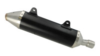 Slip-on rear silencer