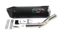 Slip-on rear silencer GPR Furore Nero