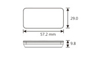 Temperature Display & Voltmeter KOSO Slim Style New Generation