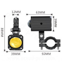 LED auxiliary headlights R&D