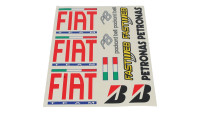 Aufkleberset Fiat/Bridgestone